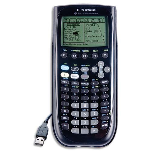 Ti 89 Titanium Programmable Graphing Calculator