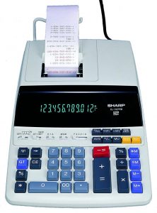 Sharp-EL-1197PIII-Heavy-Duty-Color-Printing-Calculator-with-Clock-and-Calendar